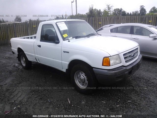 1FTYR10U81PB52473 - 2001 FORD RANGER WHITE photo 1