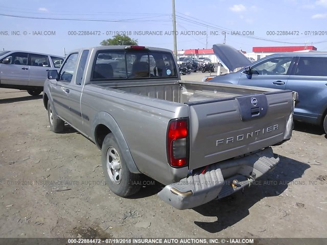 1N6DD26S82C308798 - 2002 NISSAN FRONTIER KING CAB XE TAN photo 3