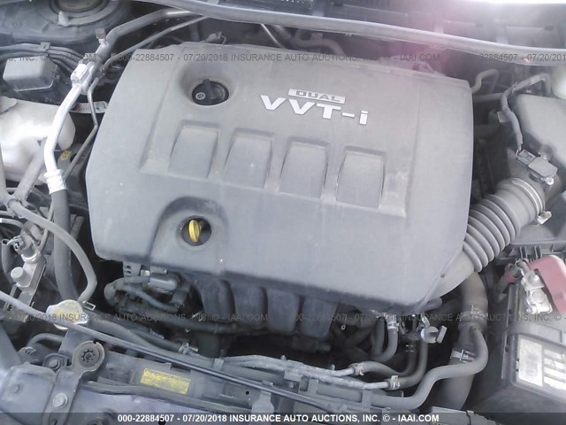 JTDBL40EX9J019410 - 2009 TOYOTA COROLLA LE/XLE BLACK photo 10