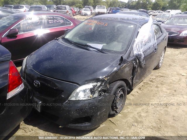 JTDBL40EX9J019410 - 2009 TOYOTA COROLLA LE/XLE BLACK photo 2