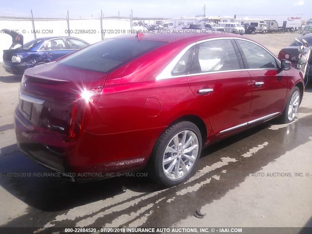 2G61P5S37D9124169 - 2013 CADILLAC XTS LUXURY COLLECTION RED photo 4