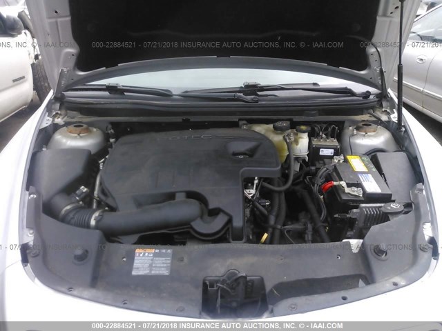 1G1ZE5E15BF270955 - 2011 CHEVROLET MALIBU LTZ 银色 照片 10