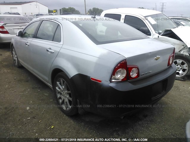 1G1ZE5E15BF270955 - 2011 CHEVROLET MALIBU LTZ 银色 照片 3
