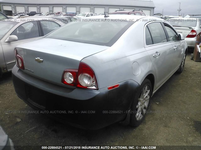 1G1ZE5E15BF270955 - 2011 CHEVROLET MALIBU LTZ 银色 照片 4