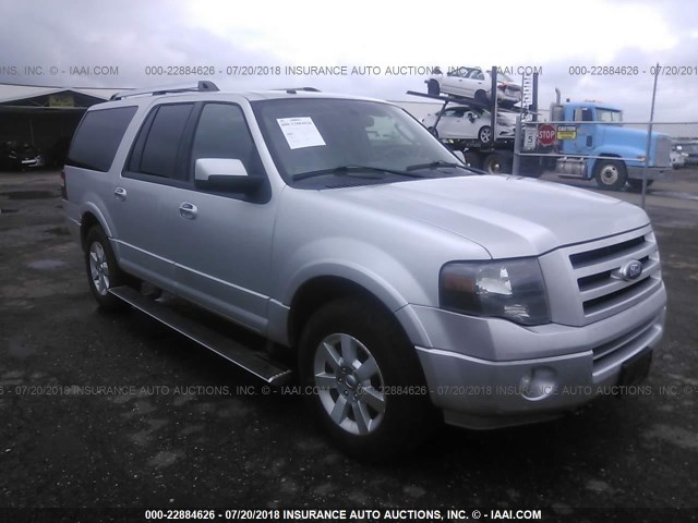 1FMJK2A54AEA70816 - 2010 FORD EXPEDITION EL LIMITED SILVER photo 1