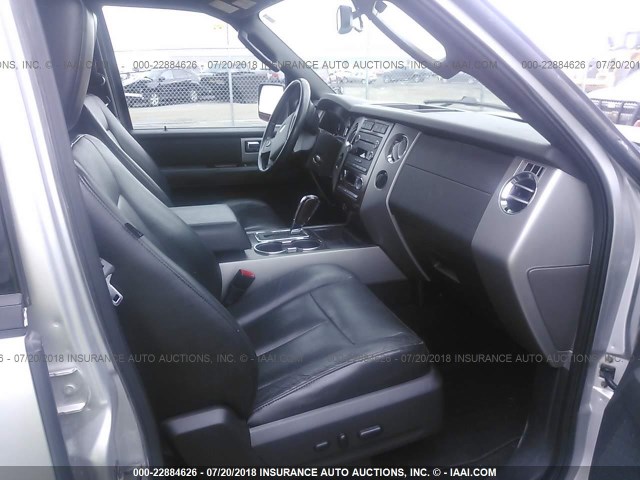 1FMJK2A54AEA70816 - 2010 FORD EXPEDITION EL LIMITED SILVER photo 5