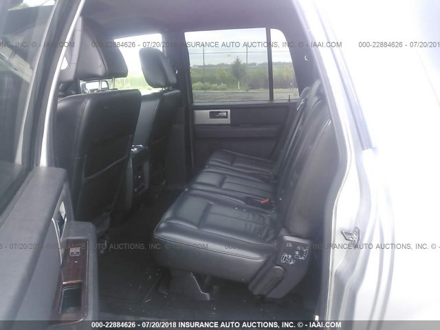 1FMJK2A54AEA70816 - 2010 FORD EXPEDITION EL LIMITED SILVER photo 8