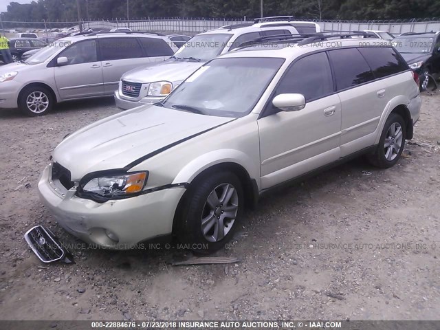 4S4BP86C264358766 - 2006 SUBARU LEGACY OUTBACK 3.0R LL BEAN BEIGE photo 2