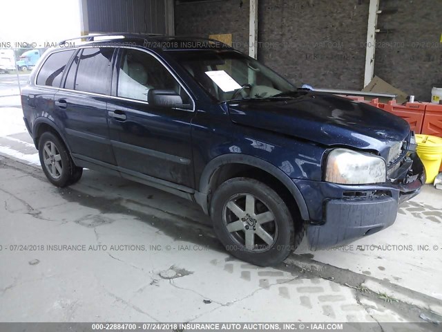 YV1CZ91H341067441 - 2004 VOLVO XC90 T6 BLUE photo 1