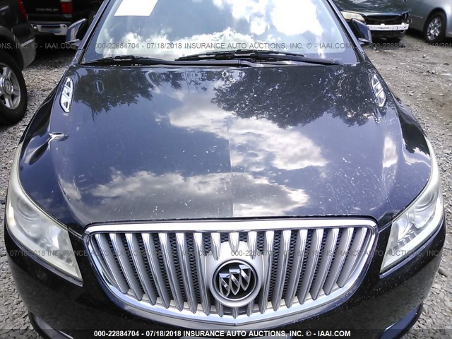 1G4GE5GD2BF133232 - 2011 BUICK LACROSSE CXS BLACK photo 10