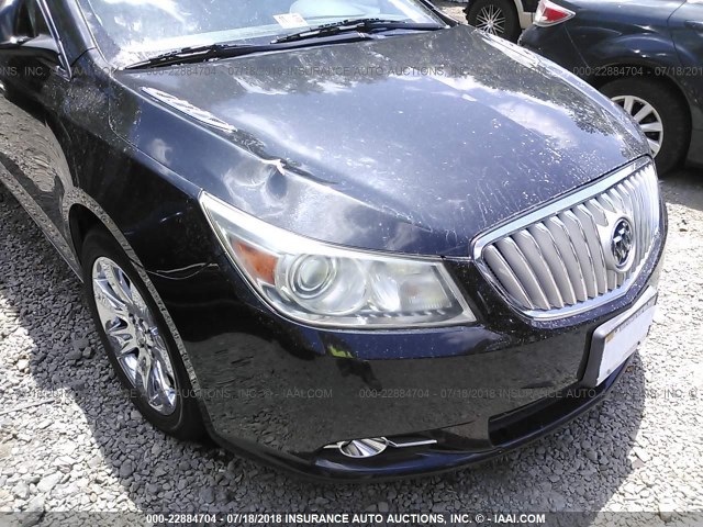 1G4GE5GD2BF133232 - 2011 BUICK LACROSSE CXS BLACK photo 6