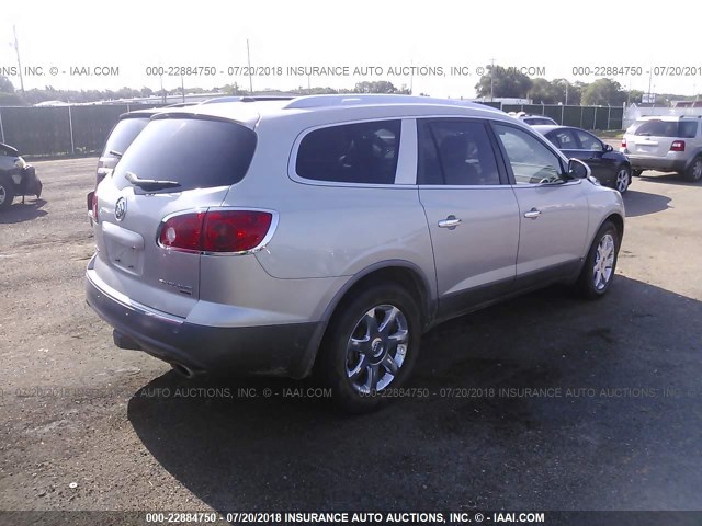 5GAEV23738J291158 - 2008 BUICK ENCLAVE CXL GRAY photo 4