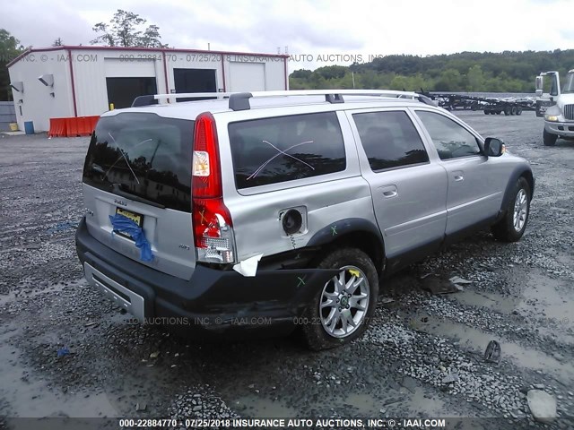 YV4SZ592771276659 - 2007 VOLVO XC70 SILVER photo 4