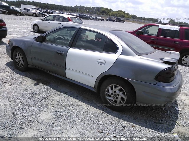 1G2NF52EX3C241274 - 2003 PONTIAC GRAND AM SE1 GRAY photo 3