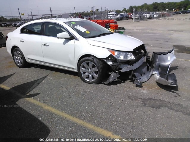 1G4GE5EV0AF241472 - 2010 BUICK LACROSSE CXS WHITE photo 1
