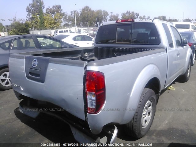 1N6BD0CT1BC416723 - 2011 NISSAN FRONTIER S/SV SILVER photo 4