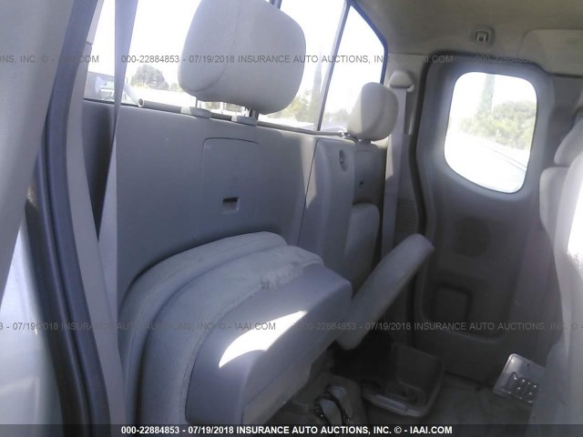 1N6BD0CT1BC416723 - 2011 NISSAN FRONTIER S/SV SILVER photo 8