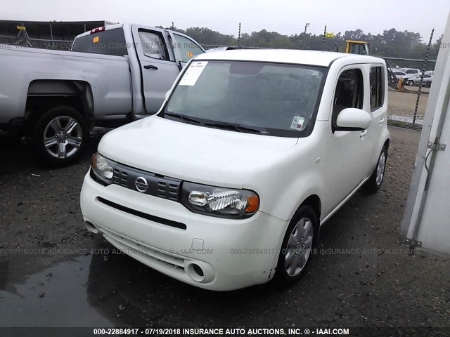 JN8AZ28R59T116612 - 2009 NISSAN CUBE S/SL WHITE photo 2