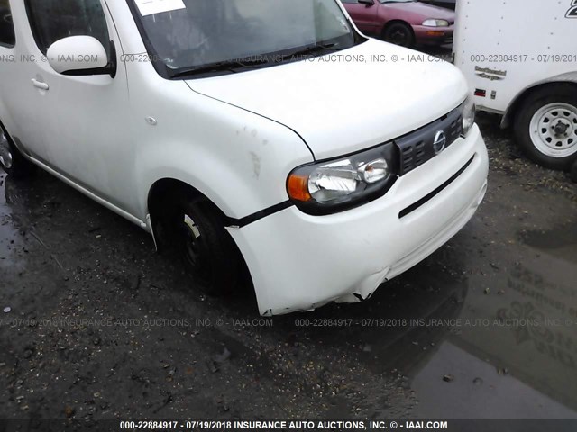 JN8AZ28R59T116612 - 2009 NISSAN CUBE S/SL WHITE photo 6