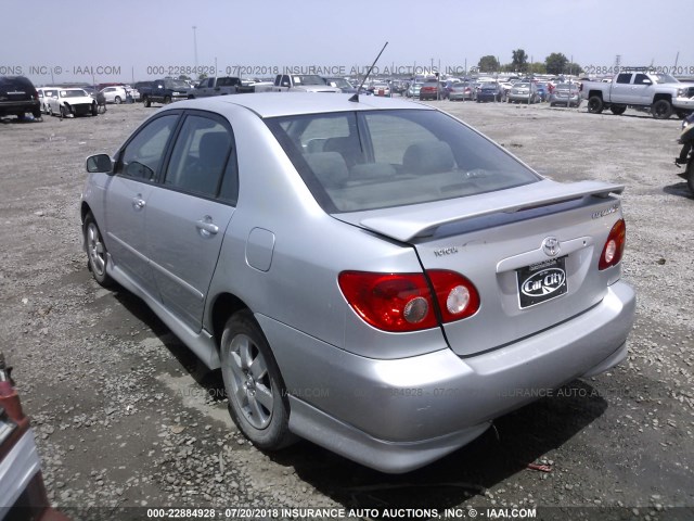 2T1BR32E25C372669 - 2005 TOYOTA COROLLA CE/LE/S GRAY photo 3