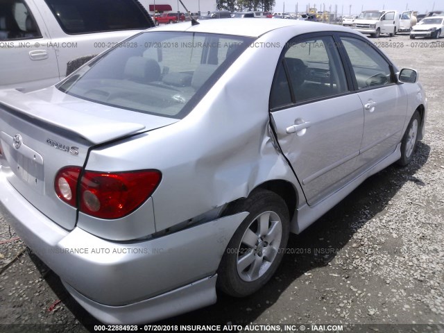 2T1BR32E25C372669 - 2005 TOYOTA COROLLA CE/LE/S GRAY photo 4