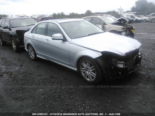 WDDGF81X29R058553 - 2009 MERCEDES-BENZ C 300 4MATIC SILVER photo 1