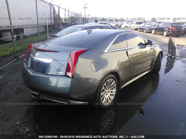 1G6DS1EDXB0129589 - 2011 CADILLAC CTS PREMIUM COLLECTION GRAY photo 4