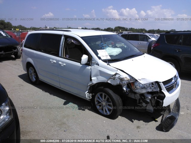 2C4RDGCG9GR371056 - 2016 DODGE GRAND CARAVAN SXT WHITE photo 6