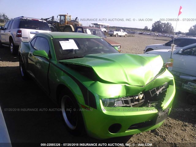 2G1FA1ED6B9134229 - 2011 CHEVROLET CAMARO LS GREEN photo 1