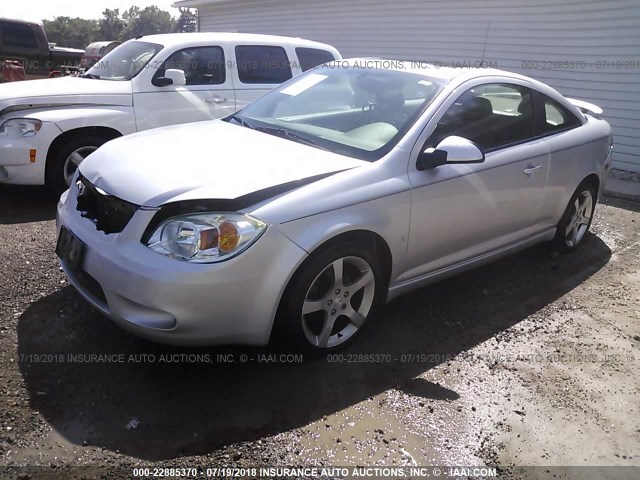 1G2AN18B587205631 - 2008 PONTIAC G5 GT SILVER photo 2