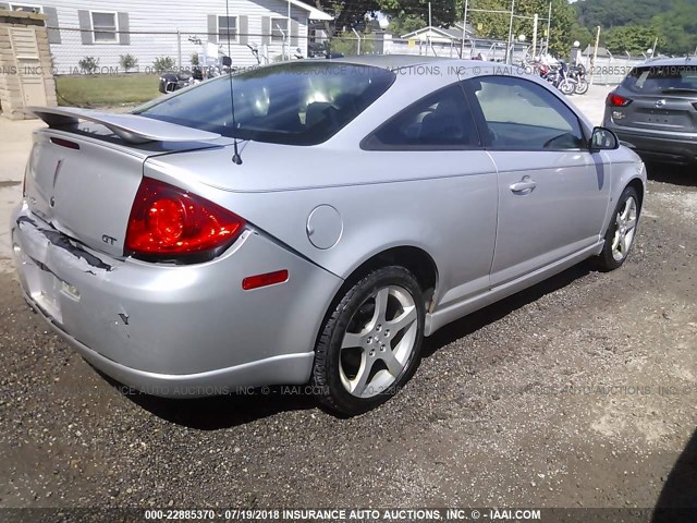 1G2AN18B587205631 - 2008 PONTIAC G5 GT SILVER photo 4