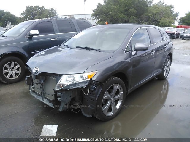 4T3BK3BB2BU054207 - 2011 TOYOTA VENZA GRAY photo 2