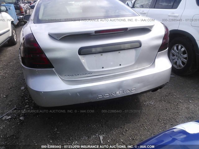 2G2WP552371225898 - 2007 PONTIAC GRAND PRIX SILVER photo 6