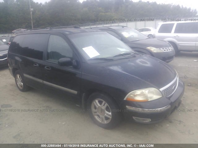 2FMZA52472BA05467 - 2002 FORD WINDSTAR SE BLACK photo 1