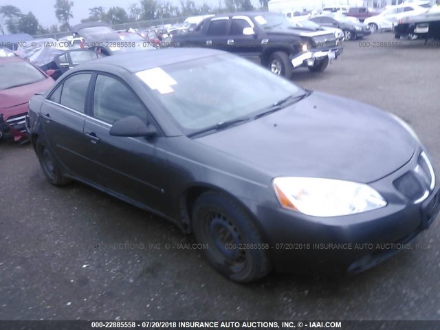 1G2ZF55B764225907 - 2006 PONTIAC G6 SE GRAY photo 1