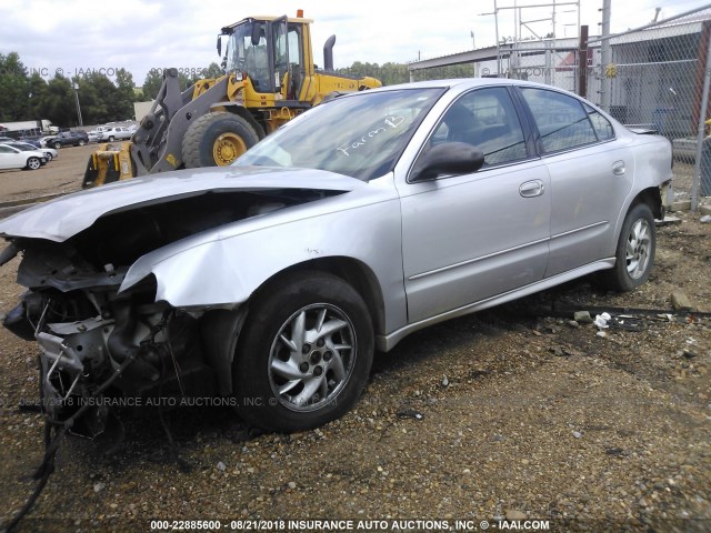 1G2NE52F14M709500 - 2004 PONTIAC GRAND AM SE SILVER photo 2