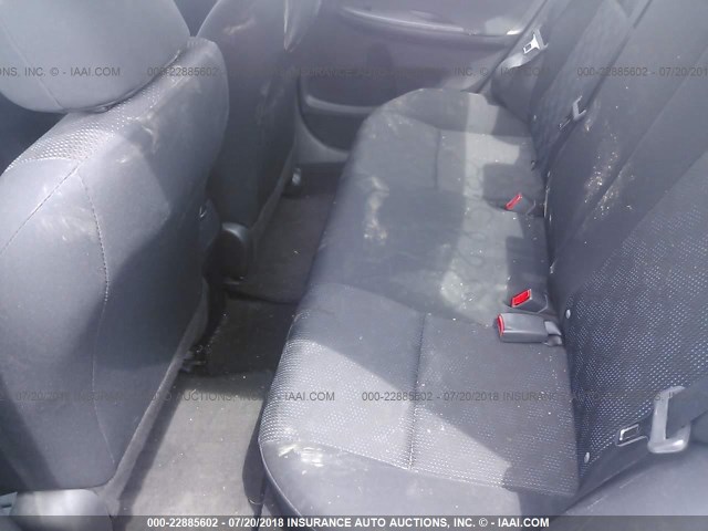 2T1BU40E39C114979 - 2009 TOYOTA COROLLA S/LE/XLE SILVER photo 8