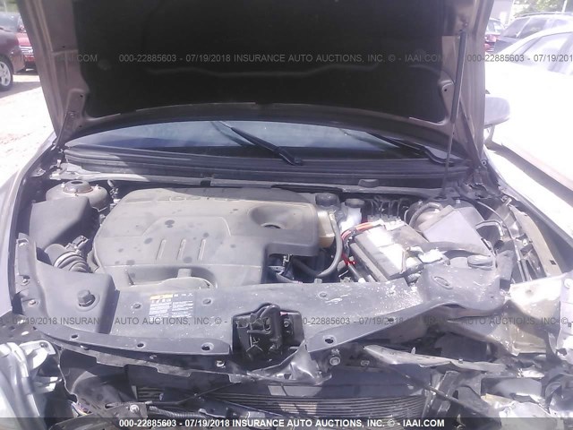 1G1ZC5E11BF386613 - 2011 CHEVROLET MALIBU 1LT 棕色 照片 10