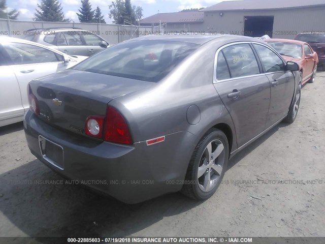 1G1ZC5E11BF386613 - 2011 CHEVROLET MALIBU 1LT 棕色 照片 4