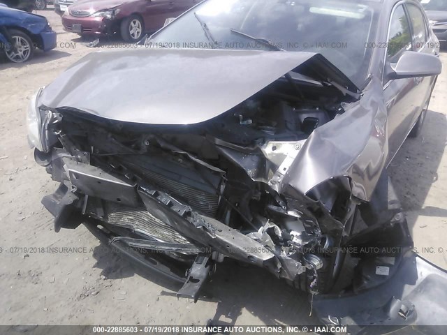 1G1ZC5E11BF386613 - 2011 CHEVROLET MALIBU 1LT 棕色 照片 6