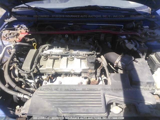 JM1BJ245631137093 - 2003 MAZDA PROTEGE PR5 蓝色 照片 10