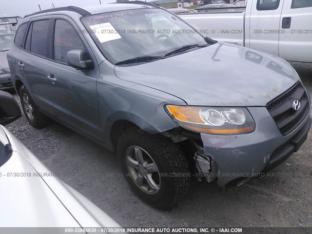 5NMSG13D48H175548 - 2008 HYUNDAI SANTA FE GLS GRAY photo 1