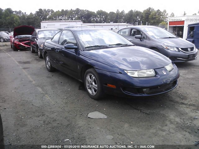 1G8ZG1270XZ116883 - 1999 SATURN SC2 BLUE photo 1