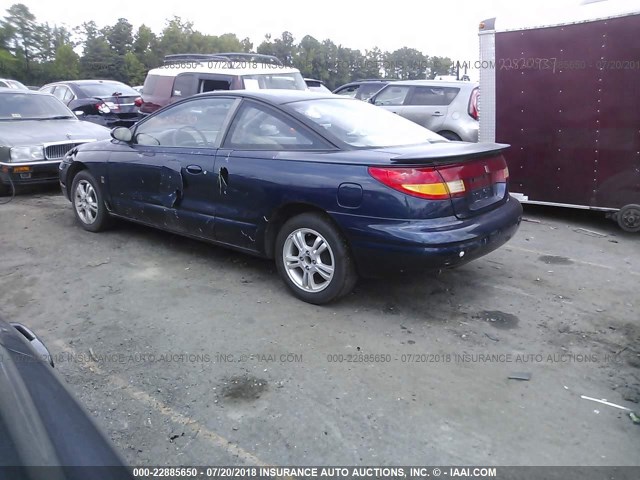 1G8ZG1270XZ116883 - 1999 SATURN SC2 BLUE photo 3