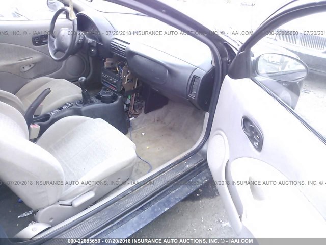 1G8ZG1270XZ116883 - 1999 SATURN SC2 BLUE photo 5