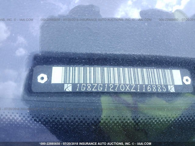 1G8ZG1270XZ116883 - 1999 SATURN SC2 BLUE photo 9