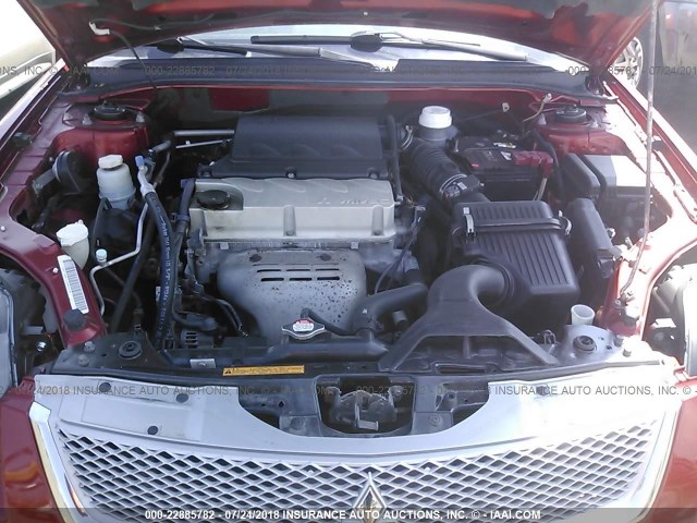 4A32B2FF9BE029154 - 2011 MITSUBISHI GALANT FE RED photo 10