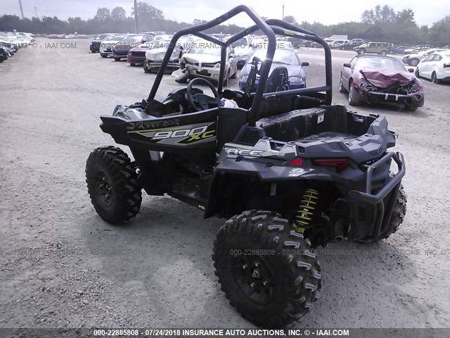 4XADCE870HB134277 - 2017 POLARIS ACE 900 XC GRAY photo 3