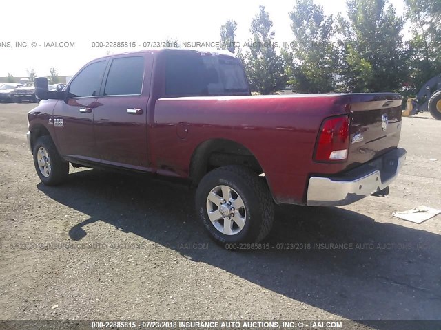 3C6UR5DLXFG511204 - 2015 RAM 2500 SLT MAROON photo 3