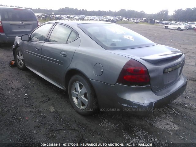 2G2WP552171148738 - 2007 PONTIAC GRAND PRIX GRAY photo 3